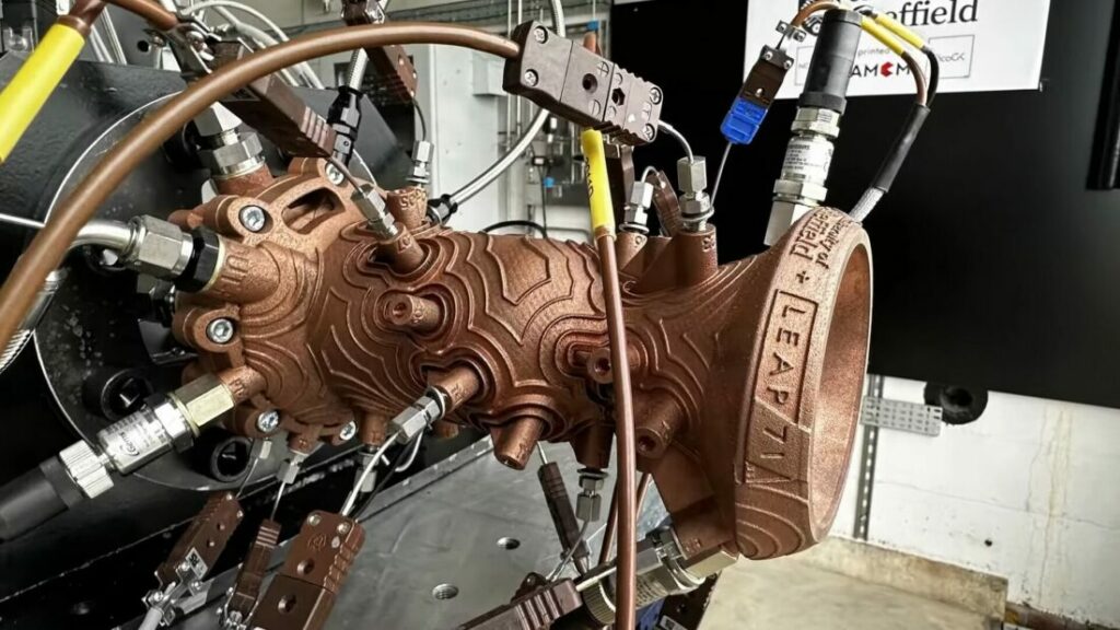Un moteur de fusée conçu par l'IA